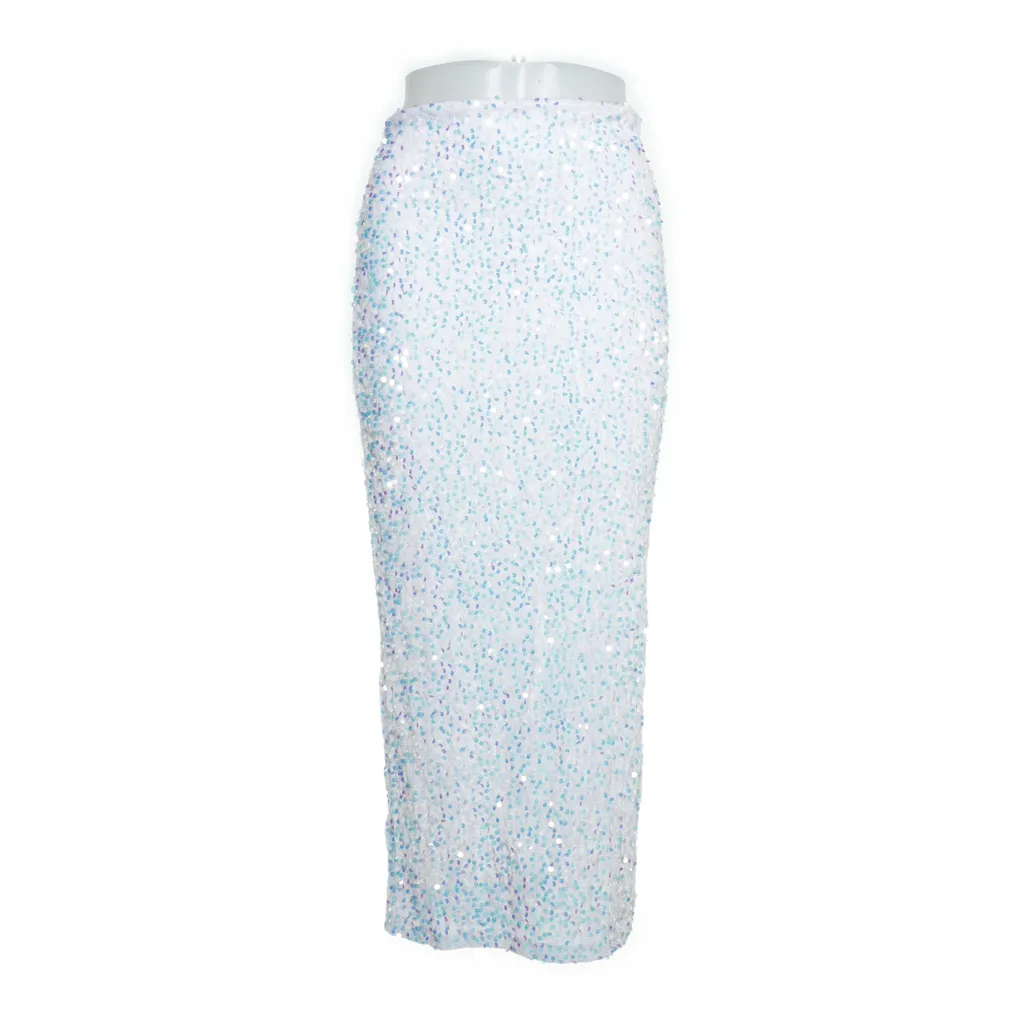 Boohoo - Maxirock - Damen - Größe: 40 - Weiß