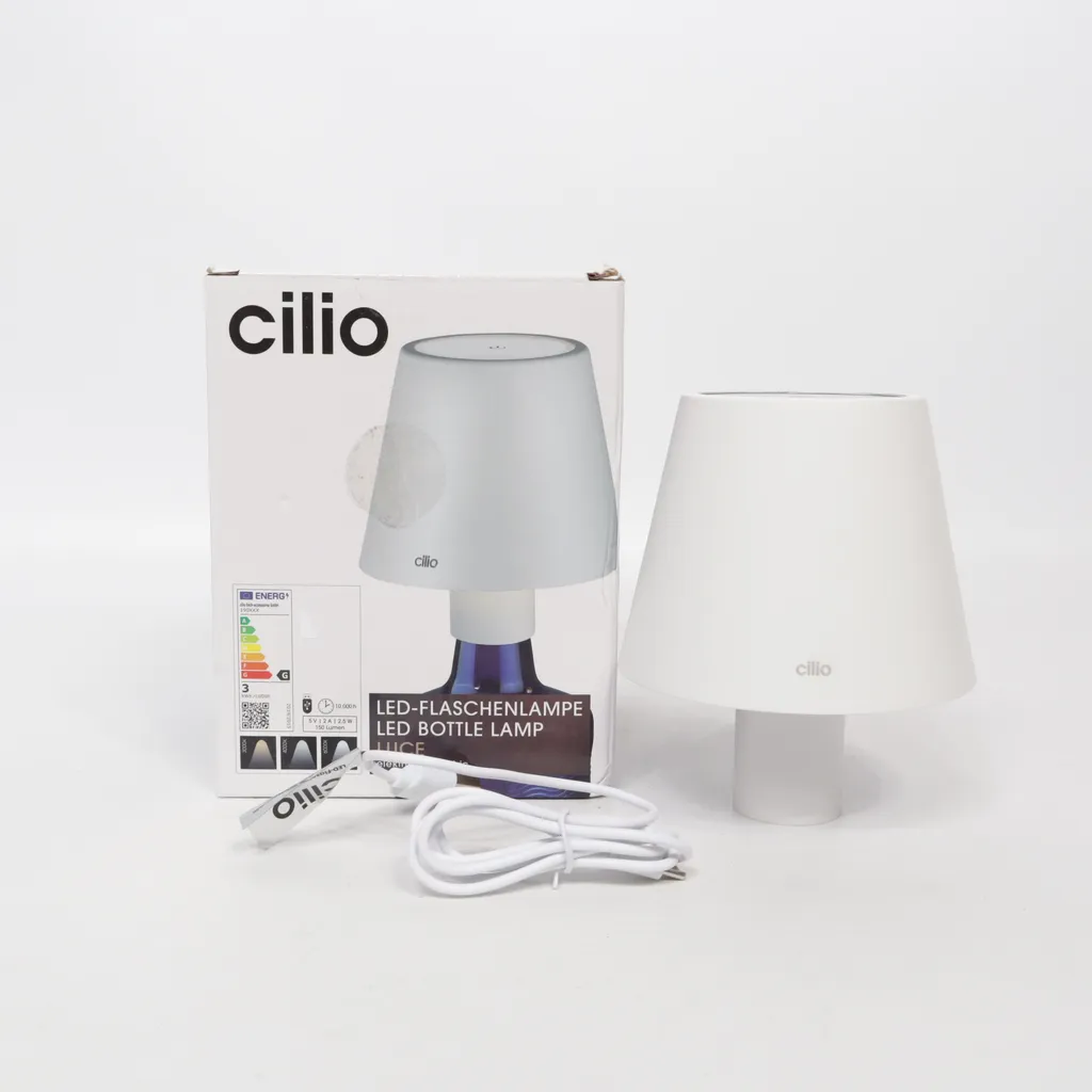 Cilio - Tischlampe - Weiß