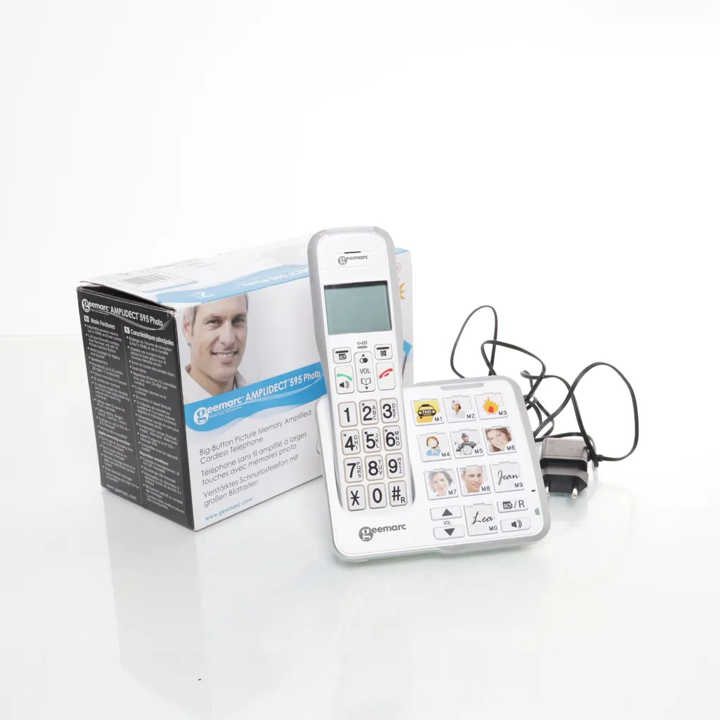 Geemarc - Telefon - Weiß