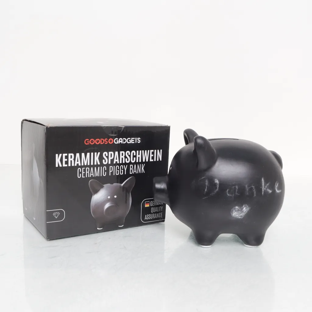 Goods & Gadgets - Spardose - Schwarz