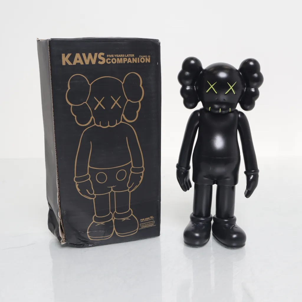 KAWS x Supreme x Off-White - Actionfigur - Schwarz