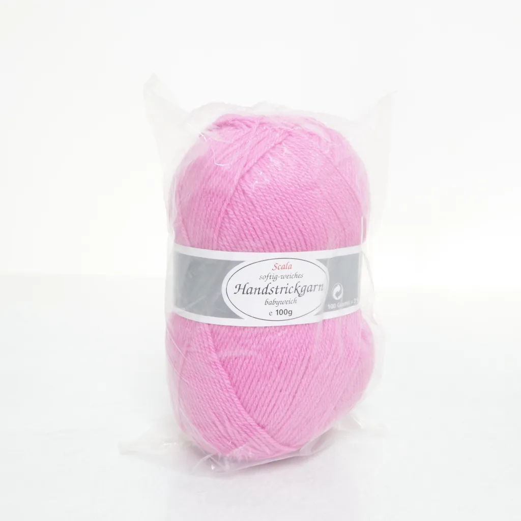 Handstrickerei - Garn - Pink