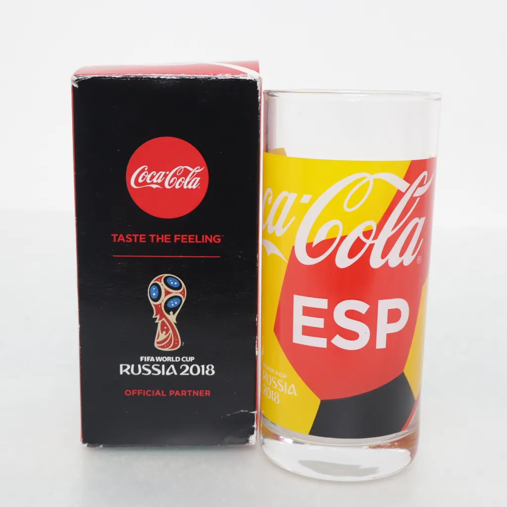 Coca Cola - Glas - Weiß