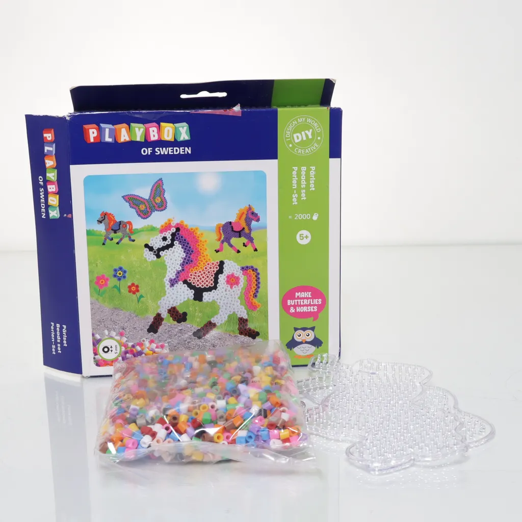 Playbox - Perlenplatte - Weiß