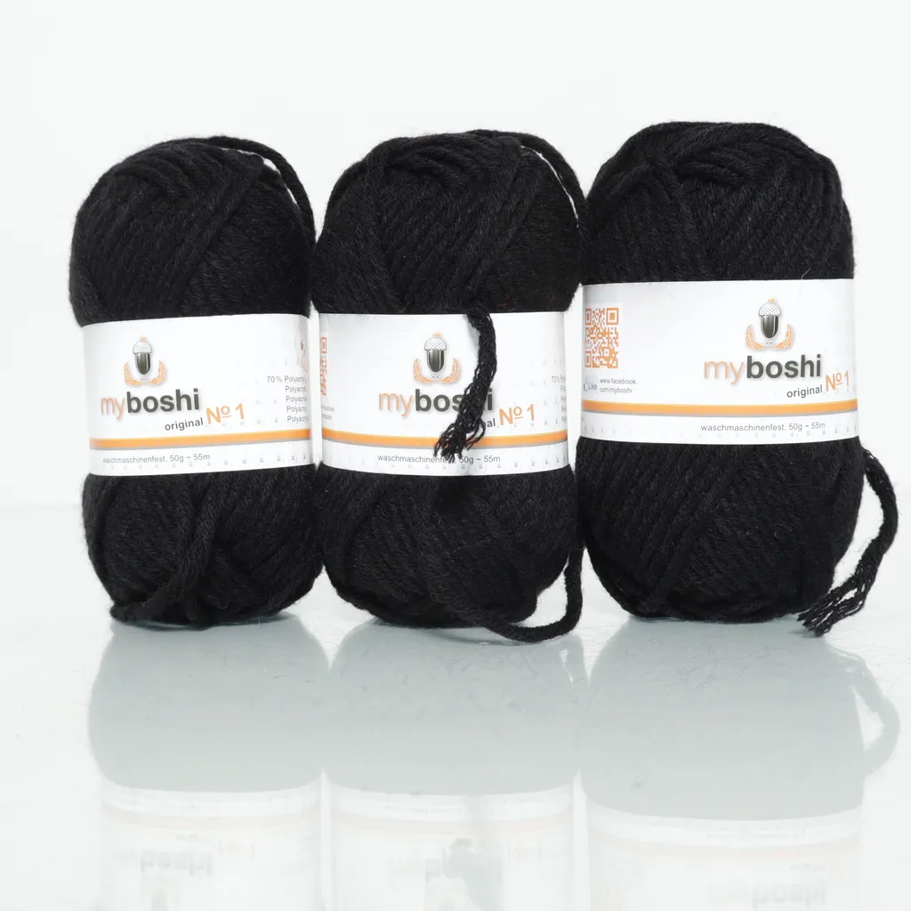 MyBoshi - Garn - Schwarz