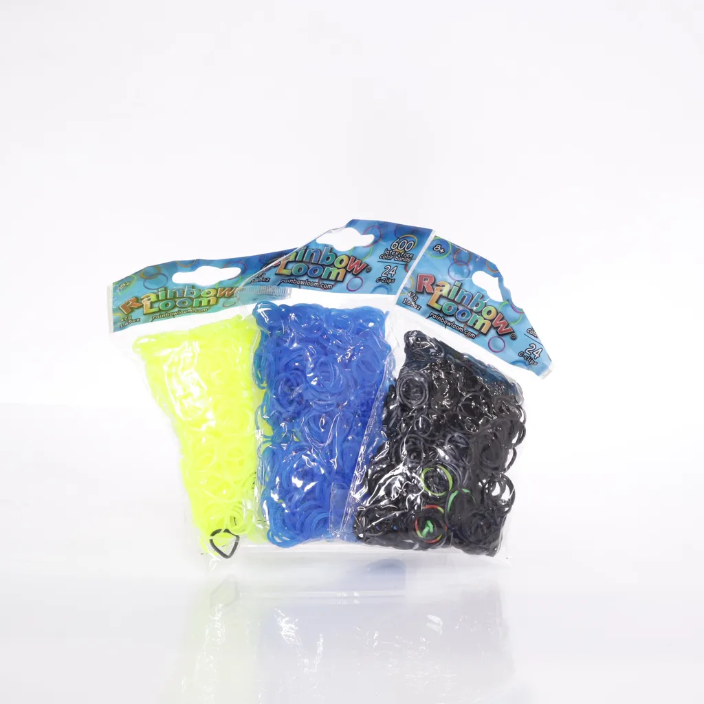 Rainbow Loom - Bastelschmuck - Blau
