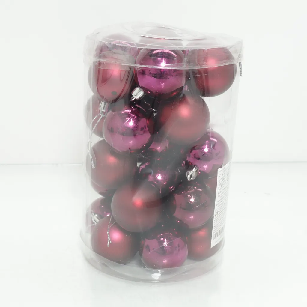 KiK - Weihnachtsbaumkugeln - Lila