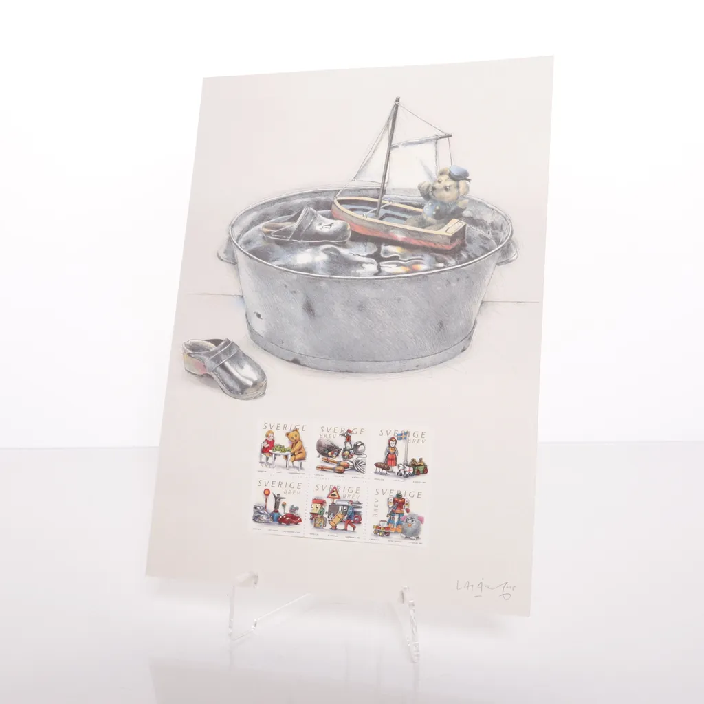 Posten Frimärken - Briefmarkensammlung