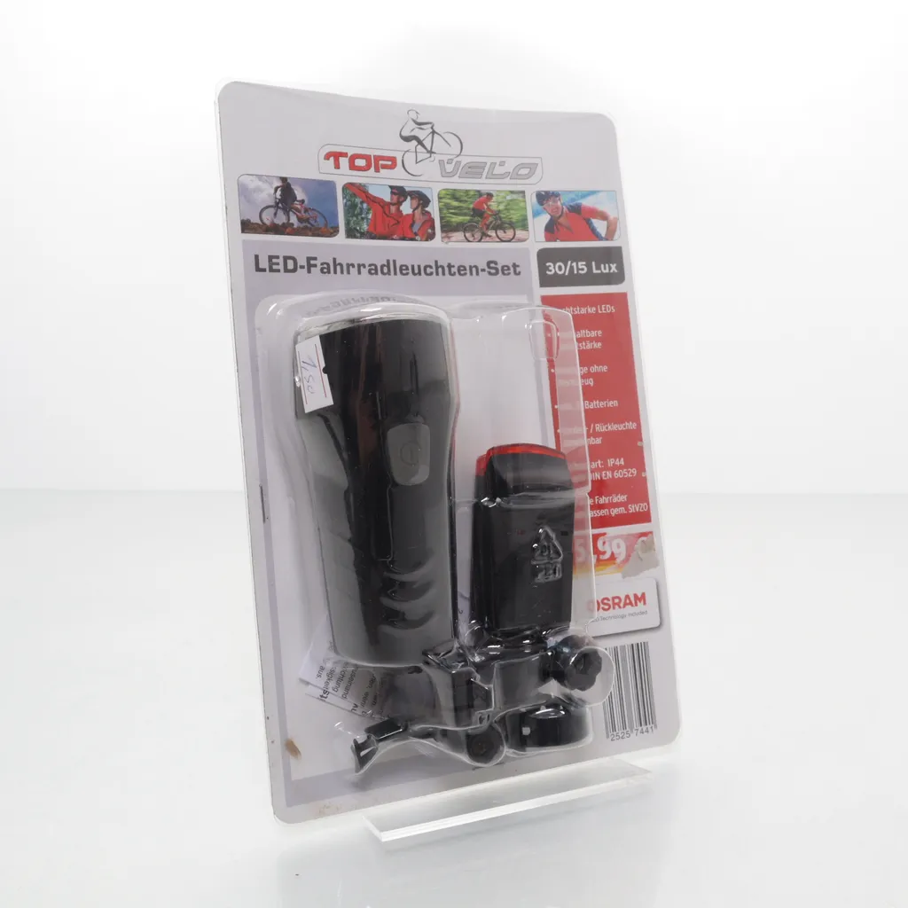 Top Velo - Fahrradlampe - Schwarz