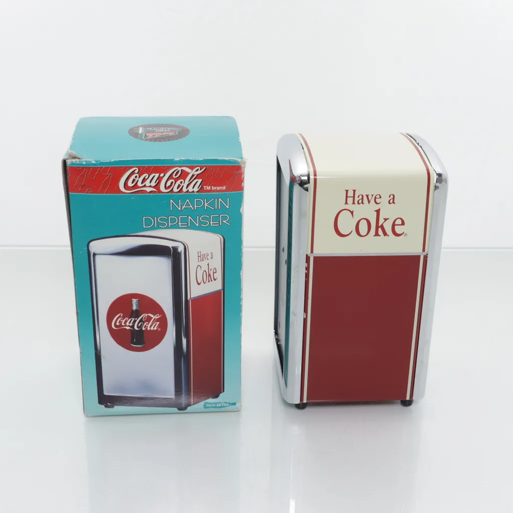 Coca Cola - Serviettenbehälter - Weiß