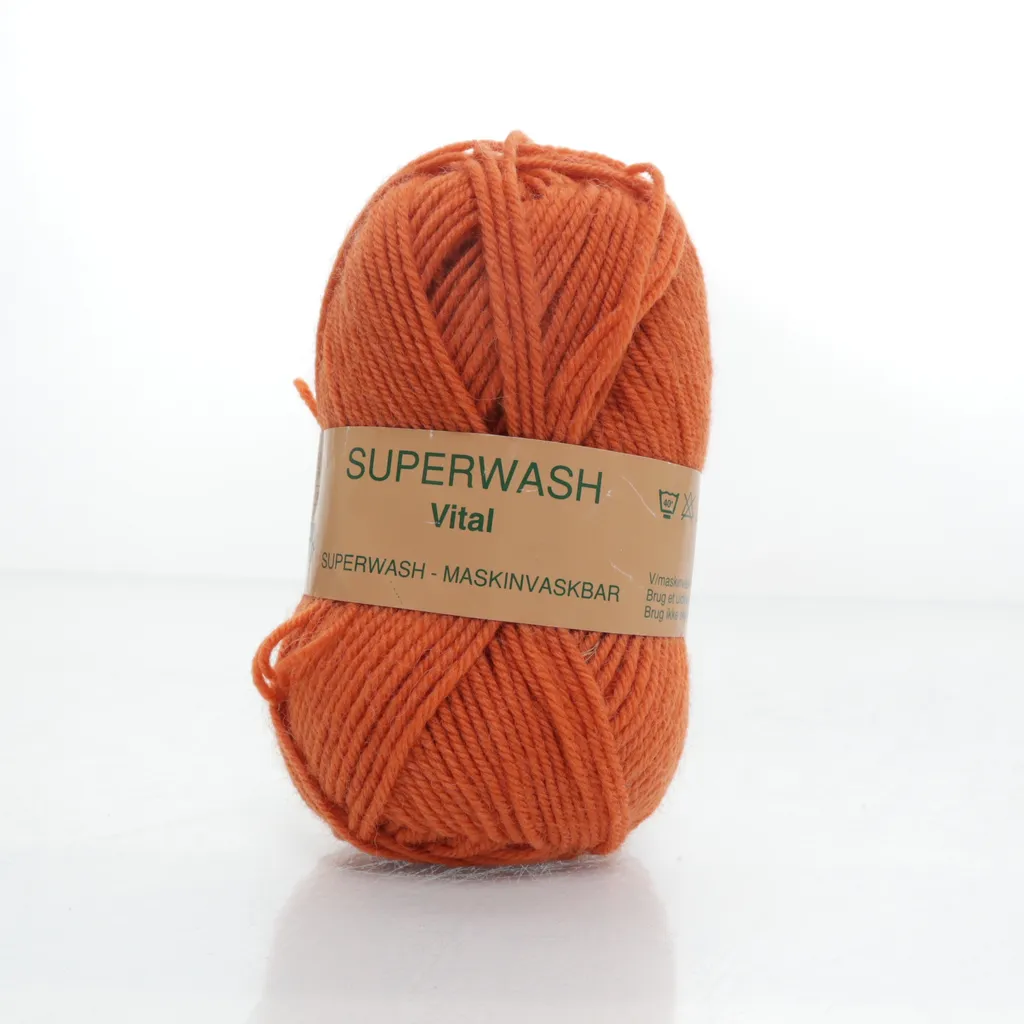 Superwash - Garn - Orange
