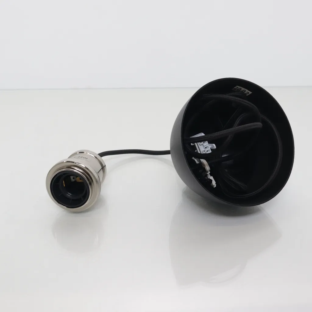 Granit - Deckenlampe - Schwarz