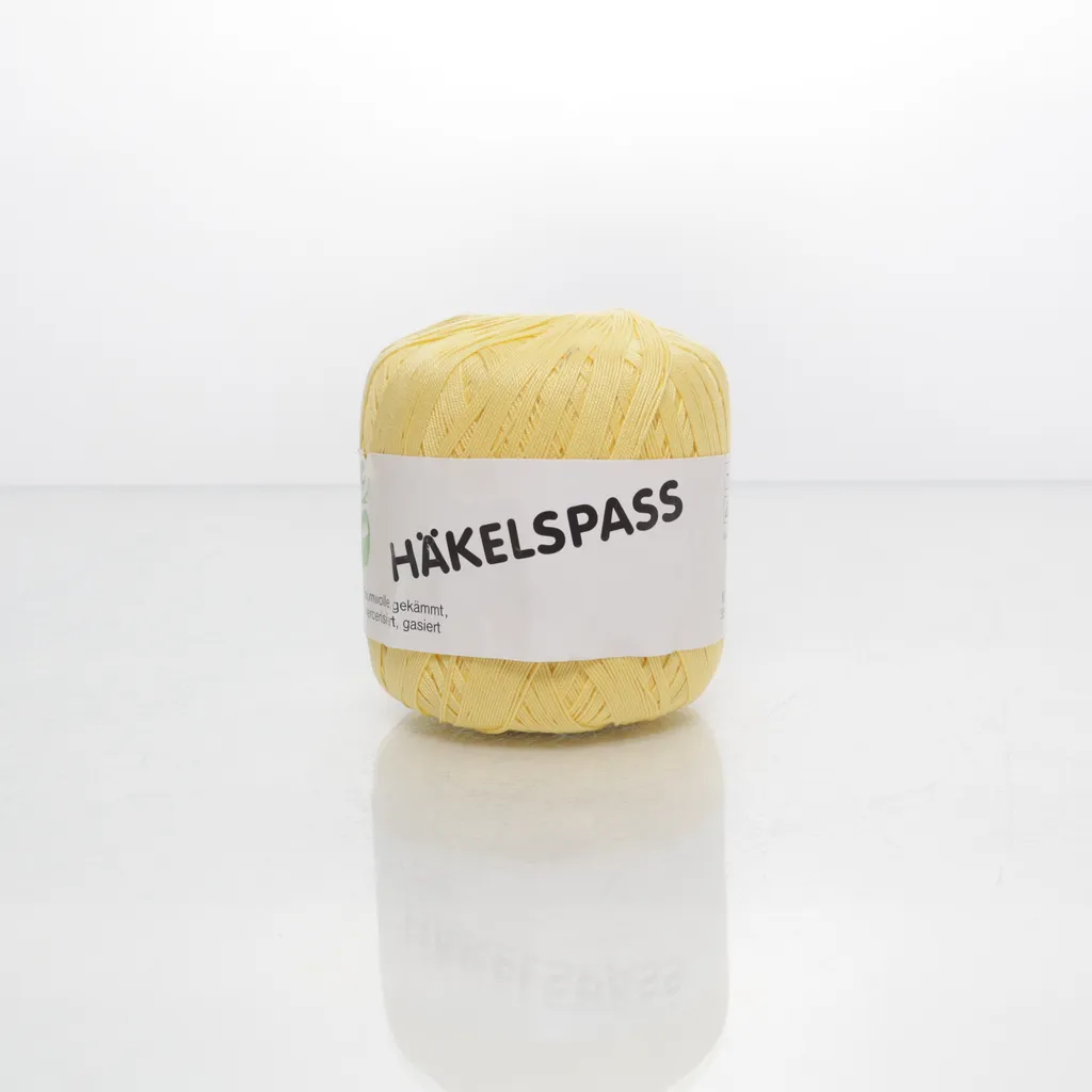 Häkelspass - Garn - Gelb