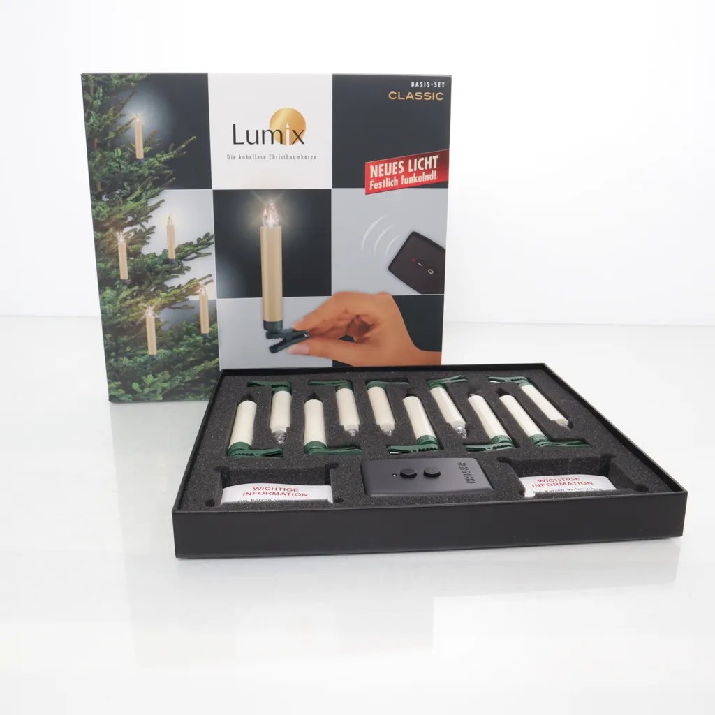 Lumix - LED-Kerze - Weiß