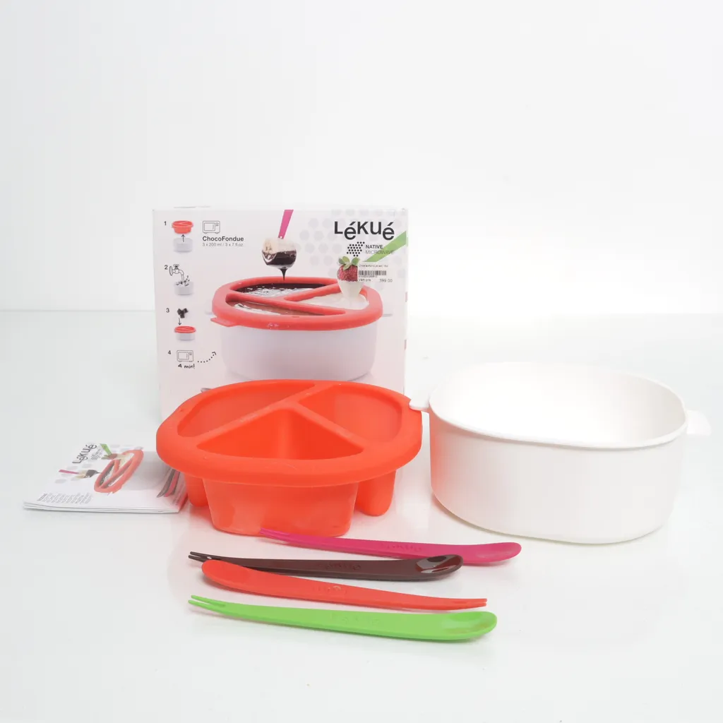 Lékué - Fondue Set - Weiß