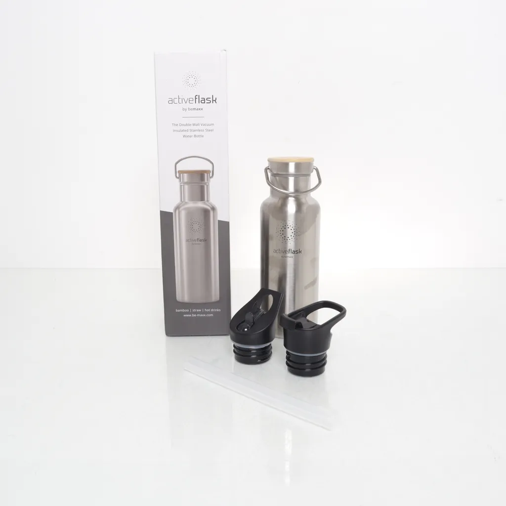 Active Flask by Bemaxx - Thermoskanne - Grau