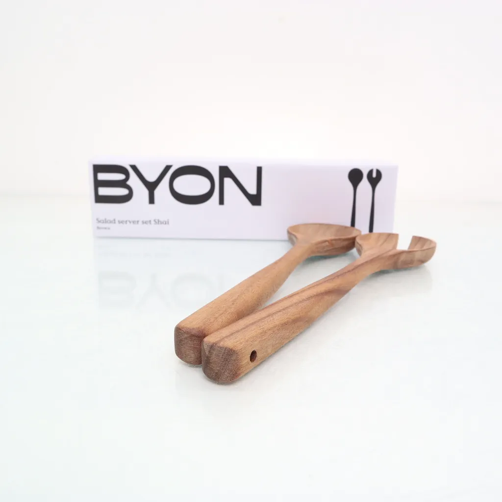 ByOn - Salatbesteck - Braun