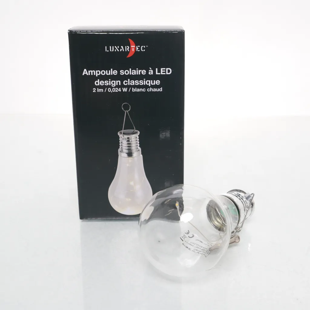 Lunartec - Solarlampe - Weiß