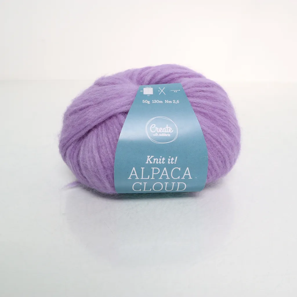 Create with Adlibris - Garn - Lila