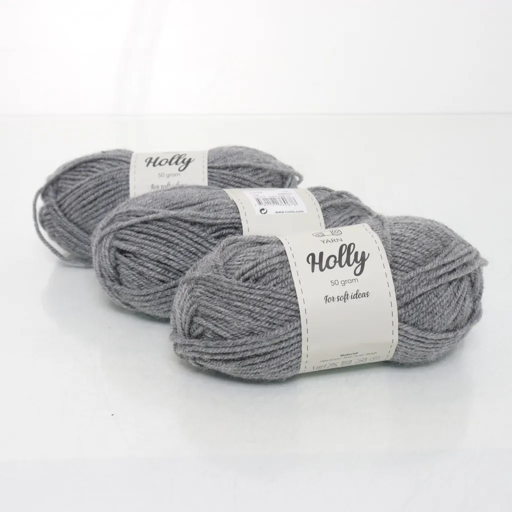 Holly - Garn - Grau
