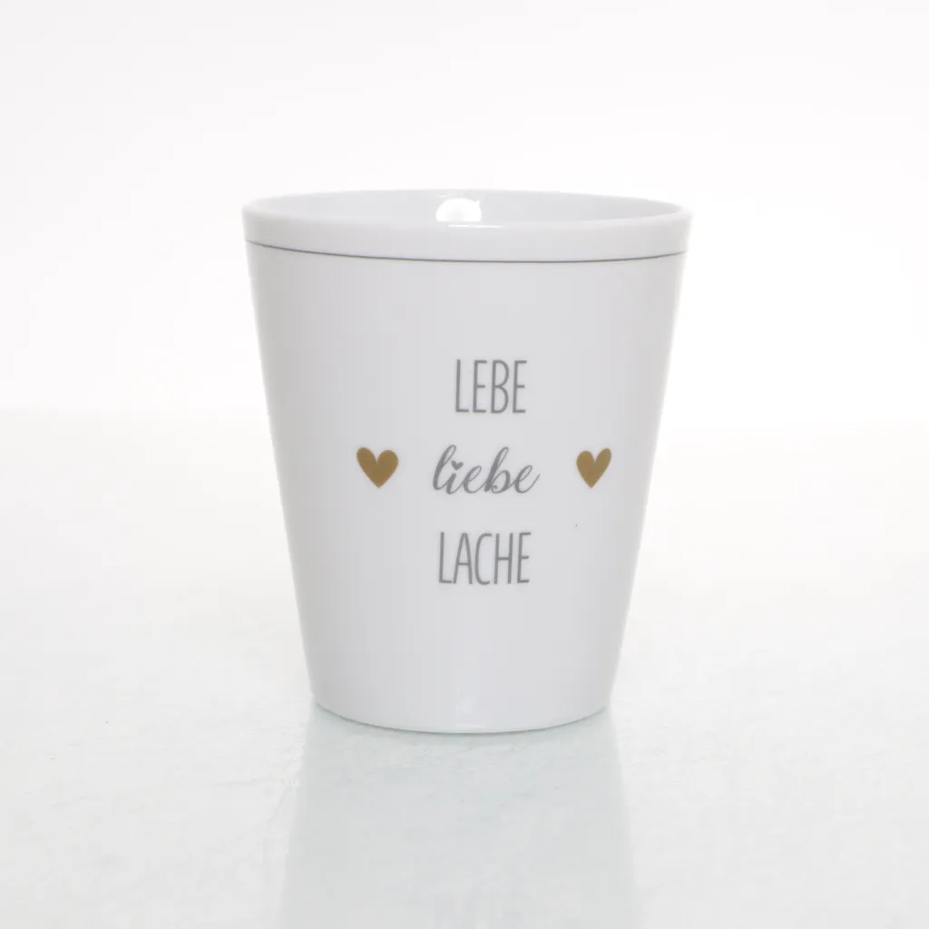 Happy - Tasse - Weiß