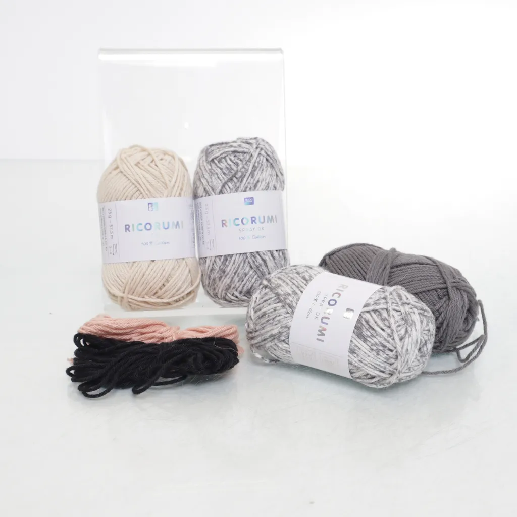 Ricorumi - Garn - Grau