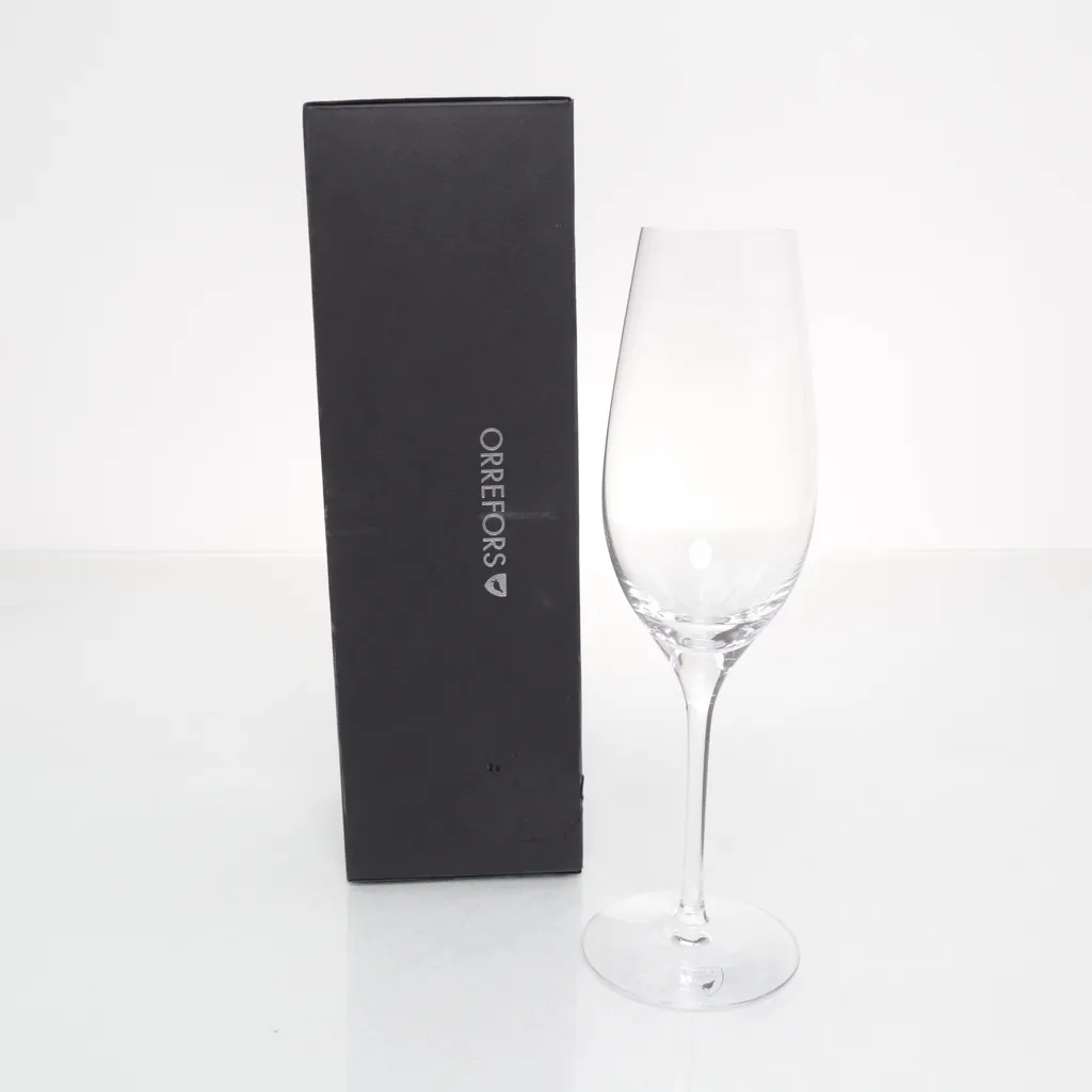 Orrefors Sweden - Champagnerglas - Transparent
