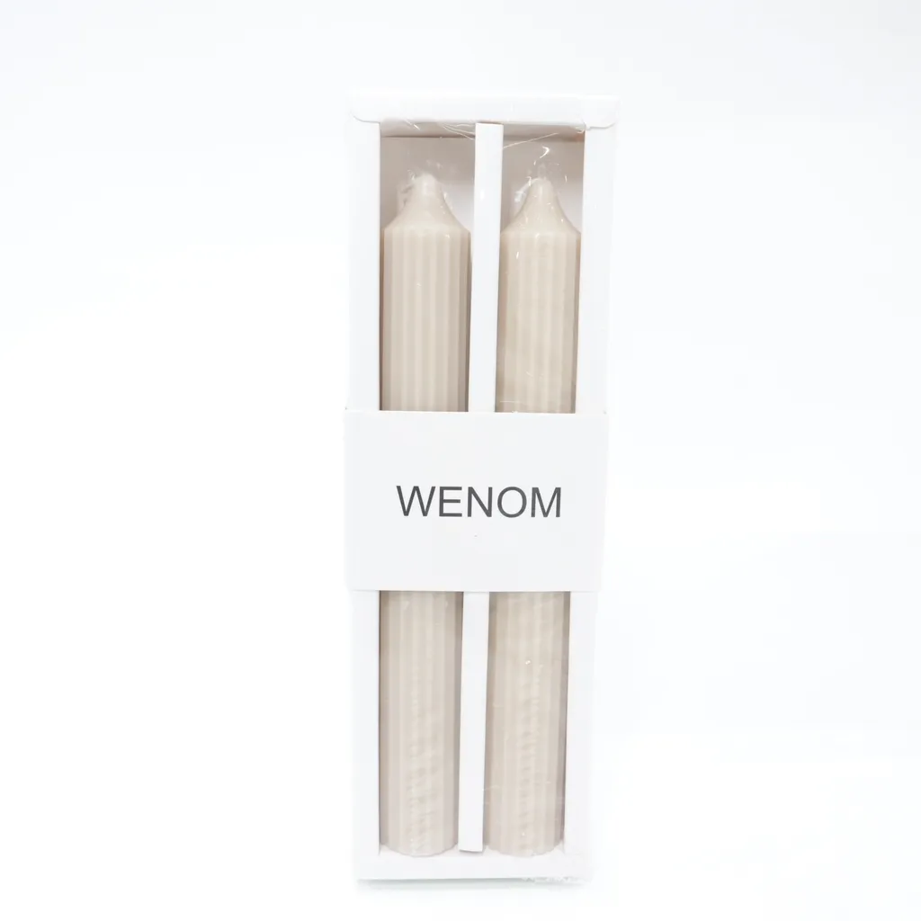 Wenom - Kerze - Beige