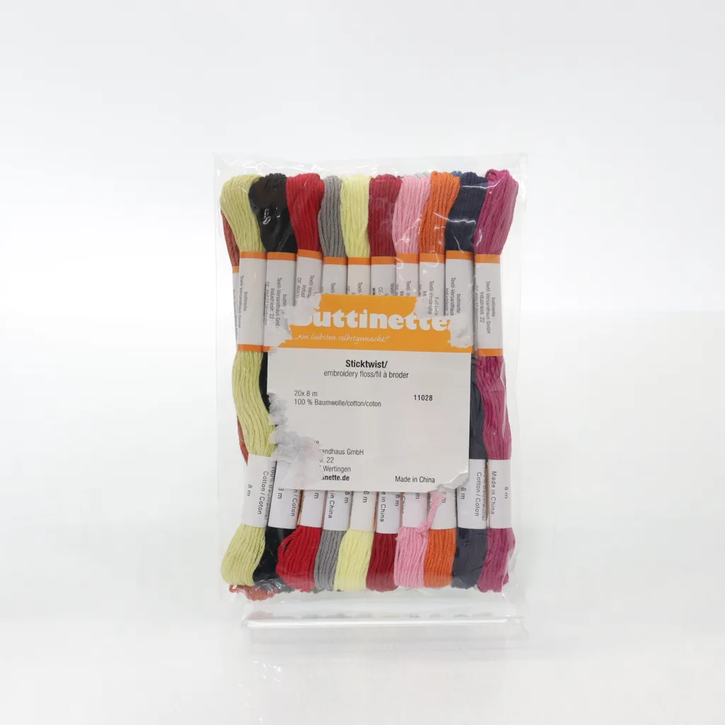 Buttinette - Stickfaden - Mehrfarbig