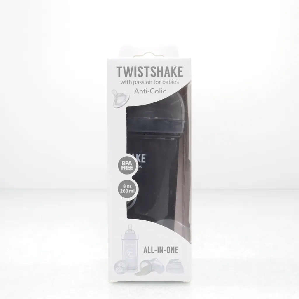 Twistshake - Babyflasche - Schwarz