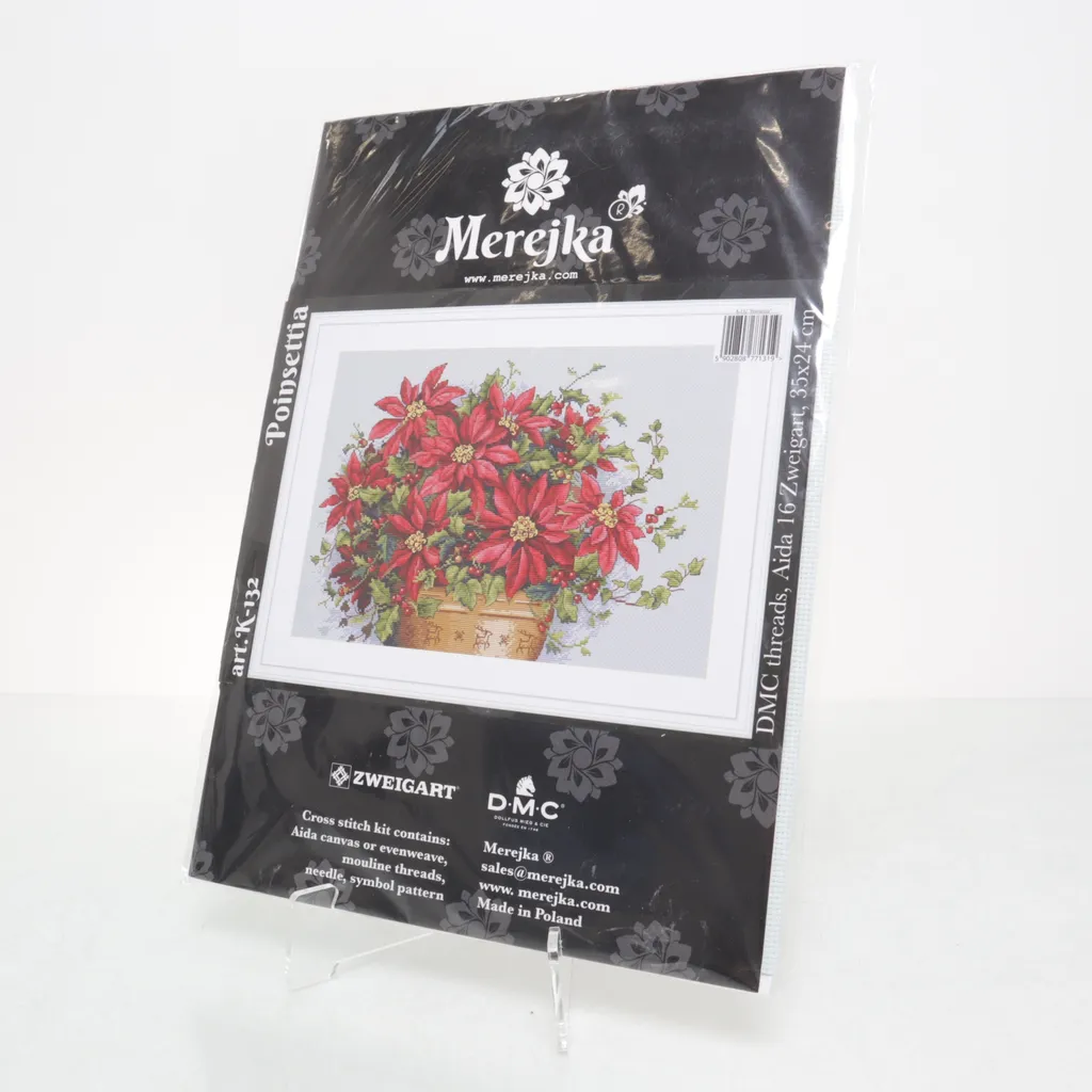 Merejka - Stickmuster - Rot