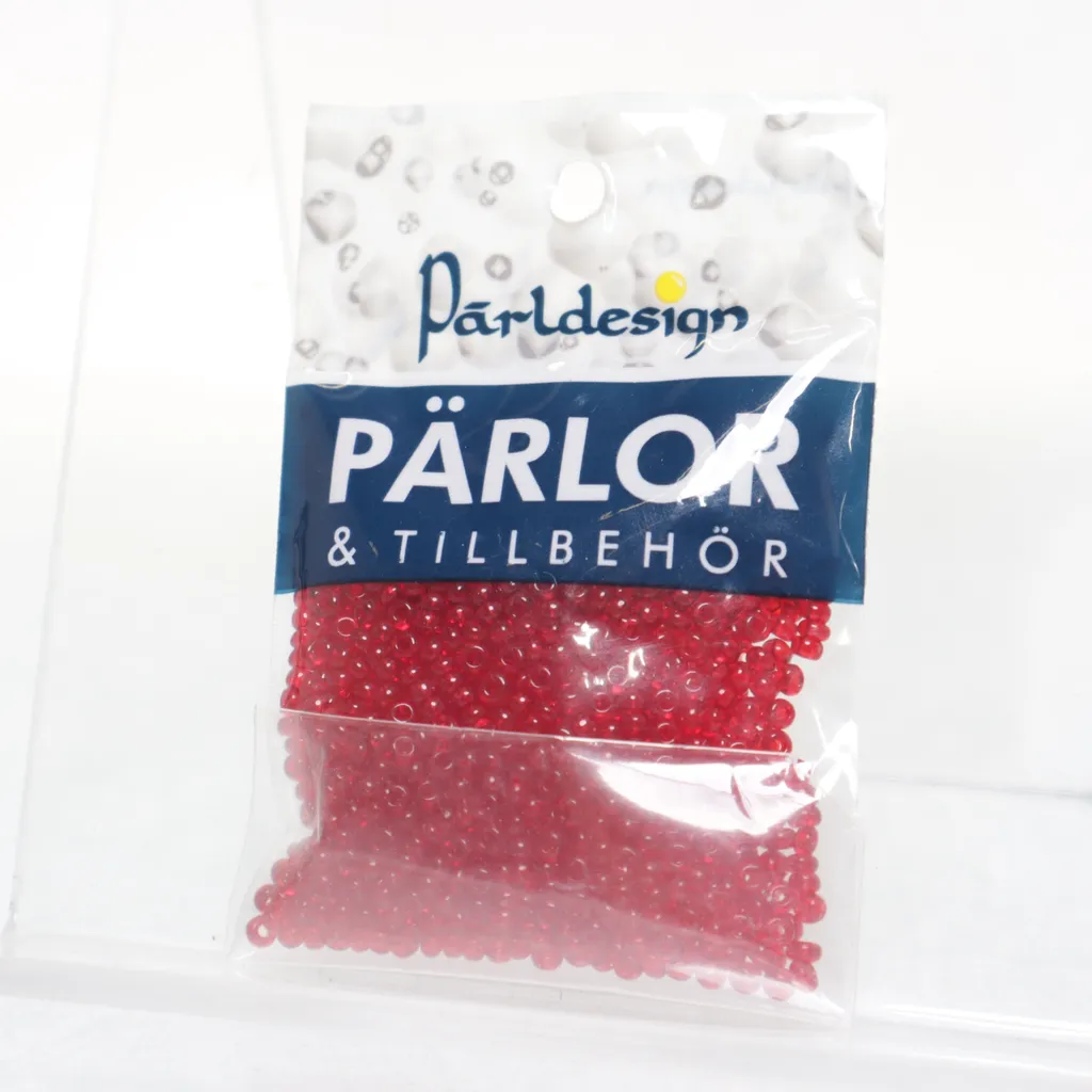 Pärldesign - Bastelschmuck - Rot