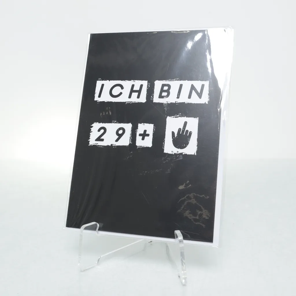 Tassen - Postkarten - Schwarz