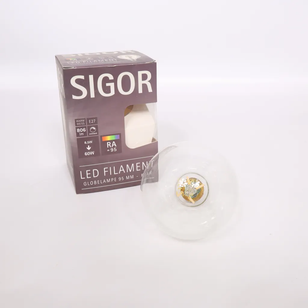 Sigor - Glühbirne - Weiß