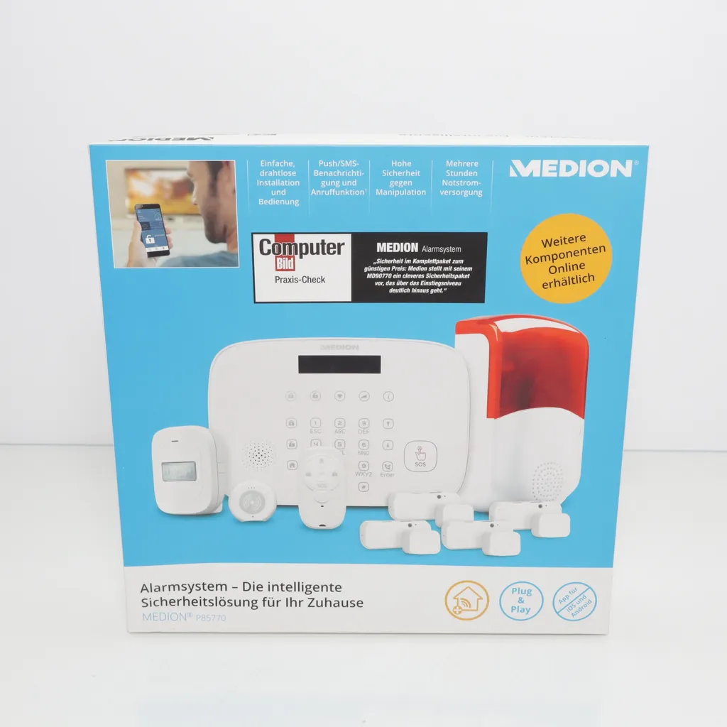 Medion - Alarm - Weiß