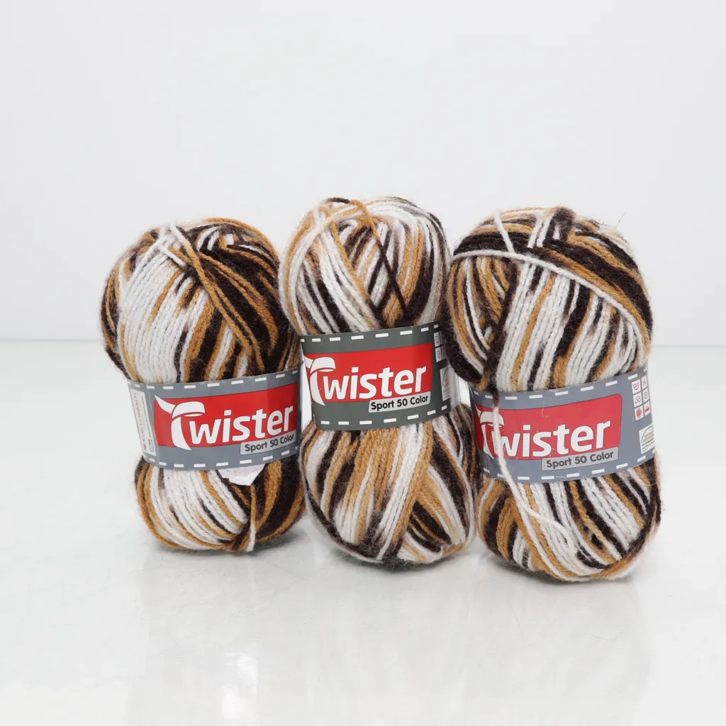Twister - Garn - Braun