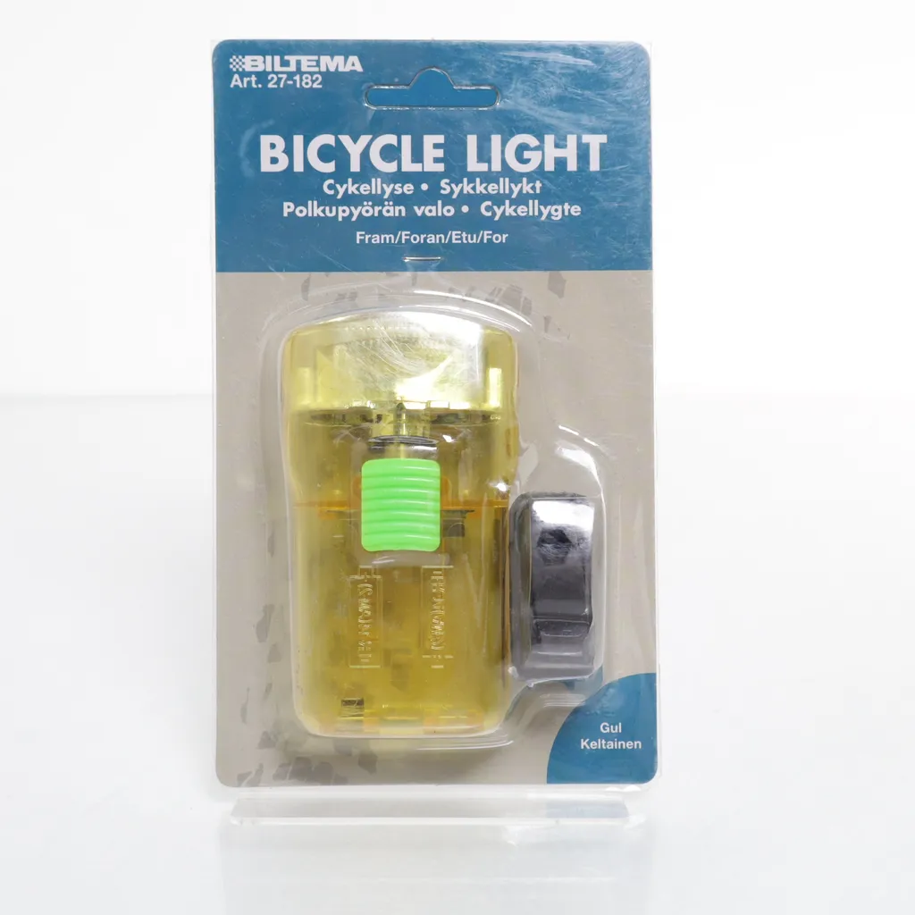 Biltema - Fahrradlampe - Gelb