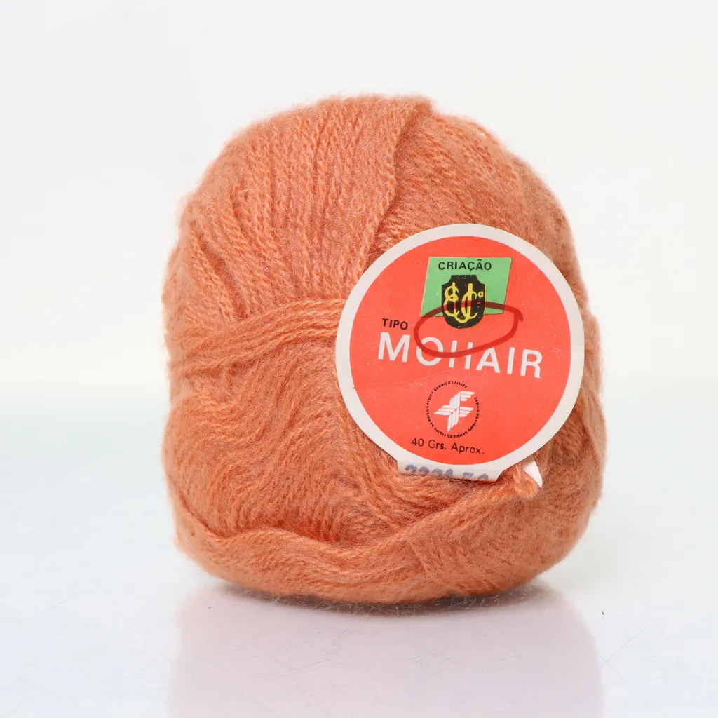 Mohair - Garn - Orange