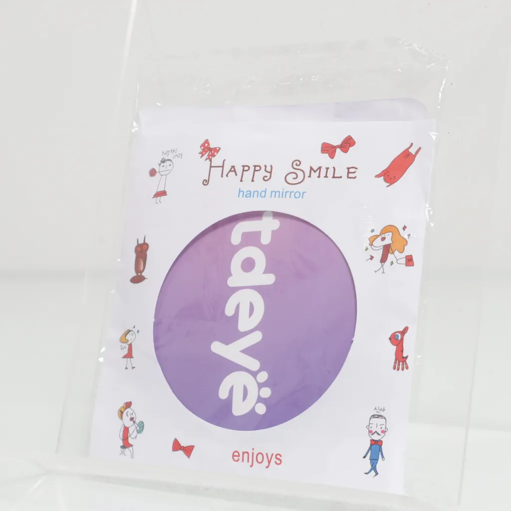 HappySmile - Taschenspiegel - Lila