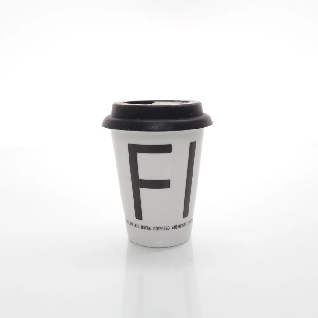 I Love Design - Take-Away-Becher - Weiß