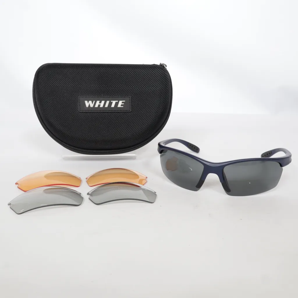 White - Sportbrillen - Blau