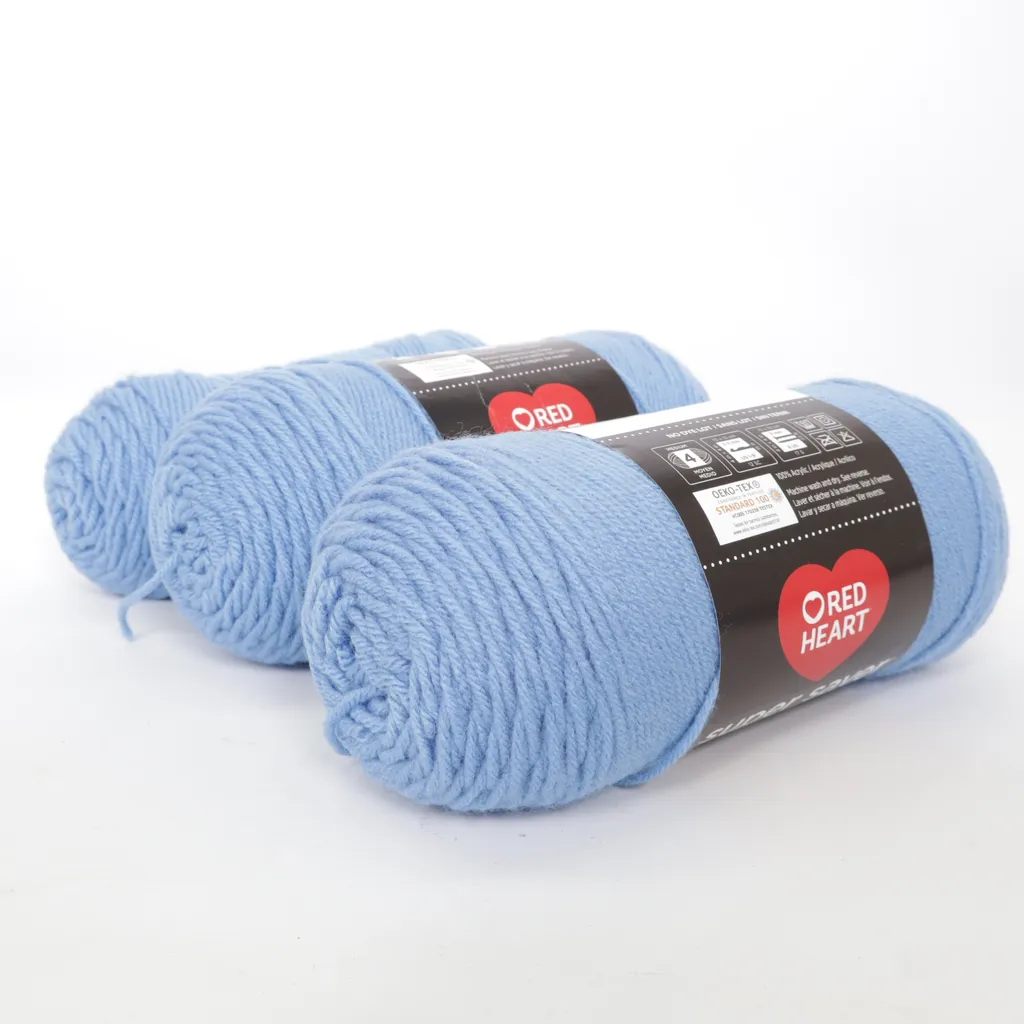 Red Heart - Garn - Blau