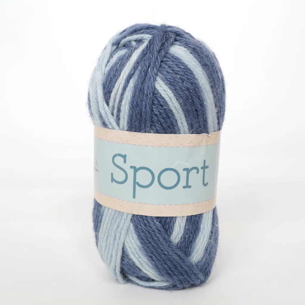 Sport - Garn - Blau