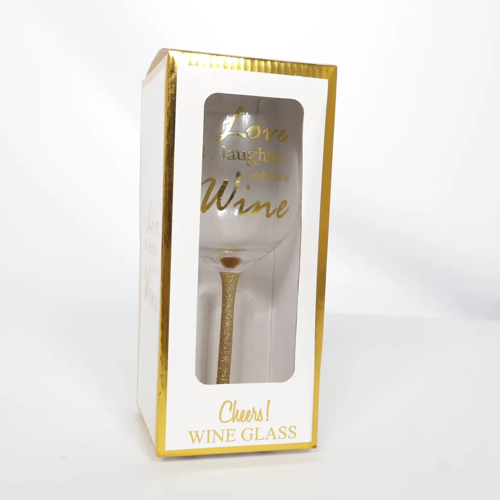 Cheers - Weinglas - Gold