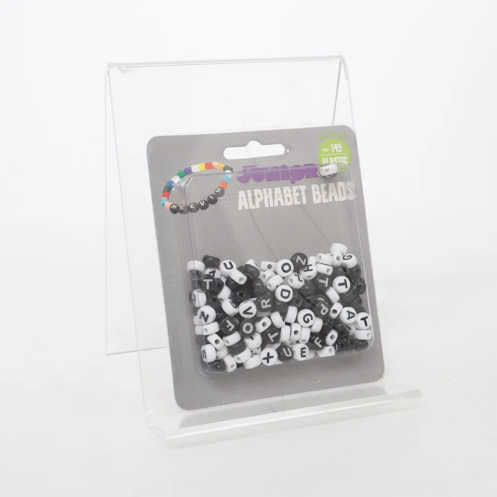 Panduro Hobby - Plastikperlen - Schwarz