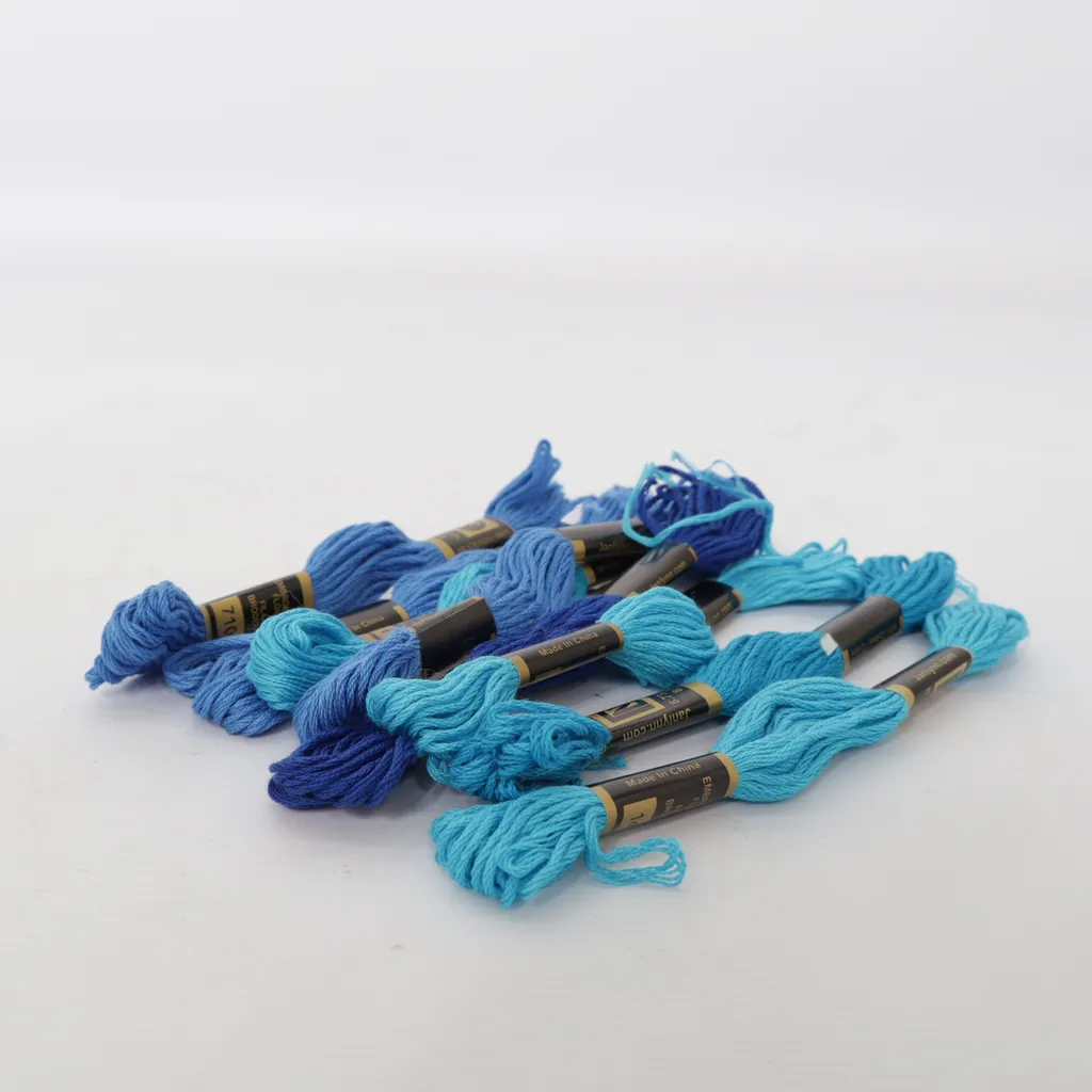Janlynn - Stickfaden - Blau