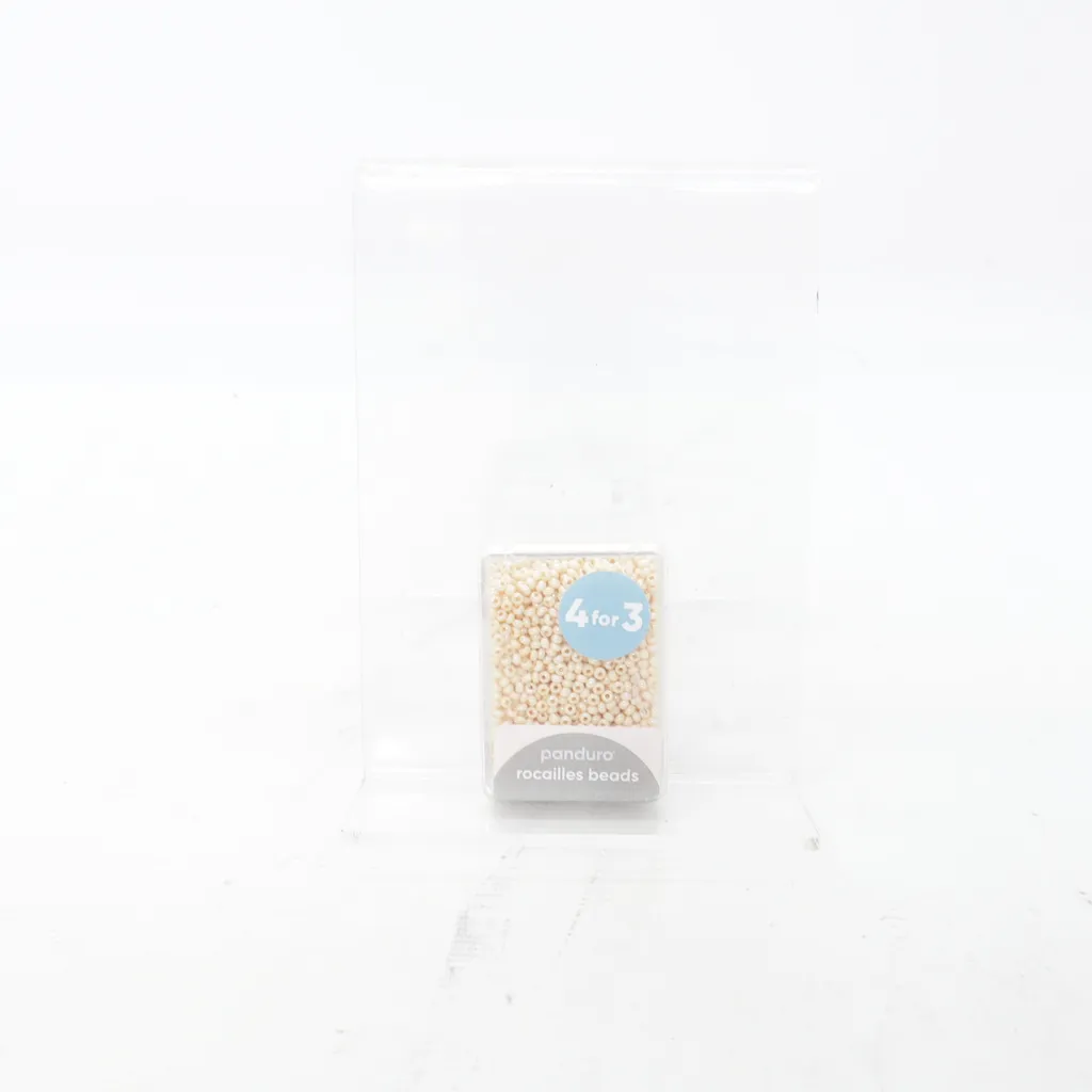 Panduro - Plastikperlen - Beige