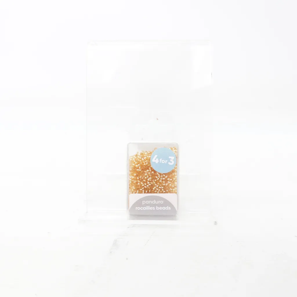 Panduro - Plastikperlen - Gold