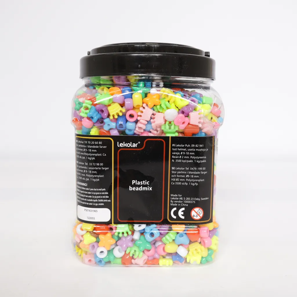 Lekolar - Plastikperlen - Mehrfarbig