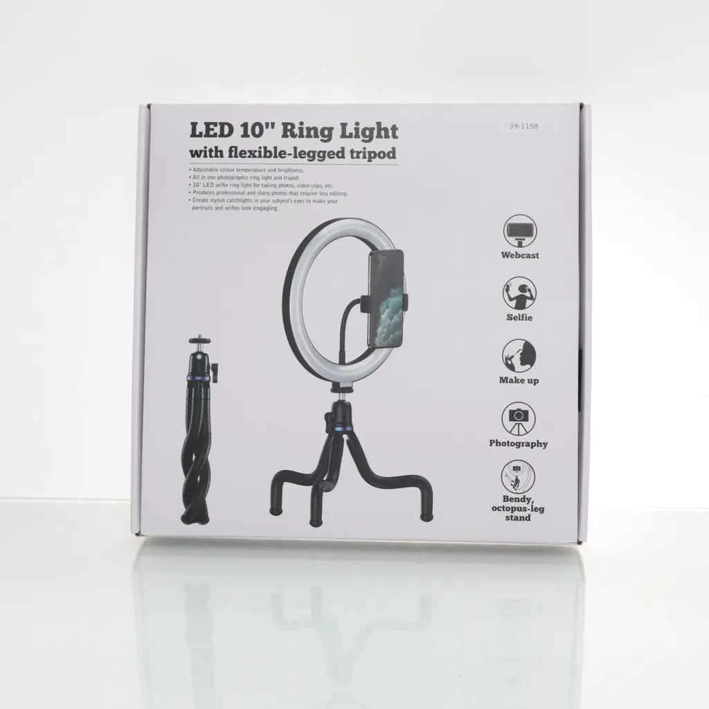 Clas Ohlson - Ringlicht - Schwarz